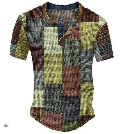 Plaid Henley