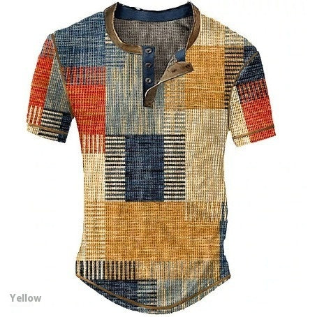 Plaid Henley