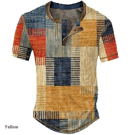 Plaid Henley