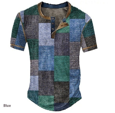 Plaid Henley