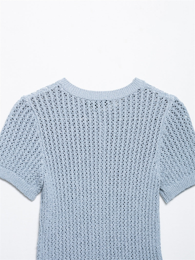 Mesh Knit Tee