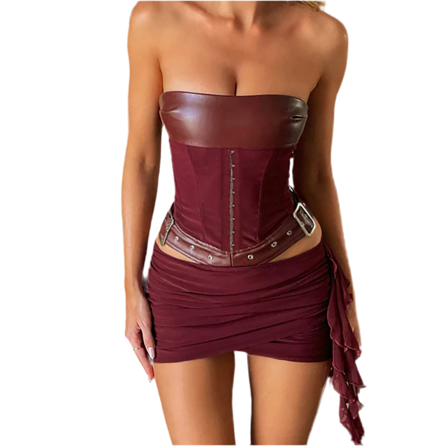 Leather Tube Set