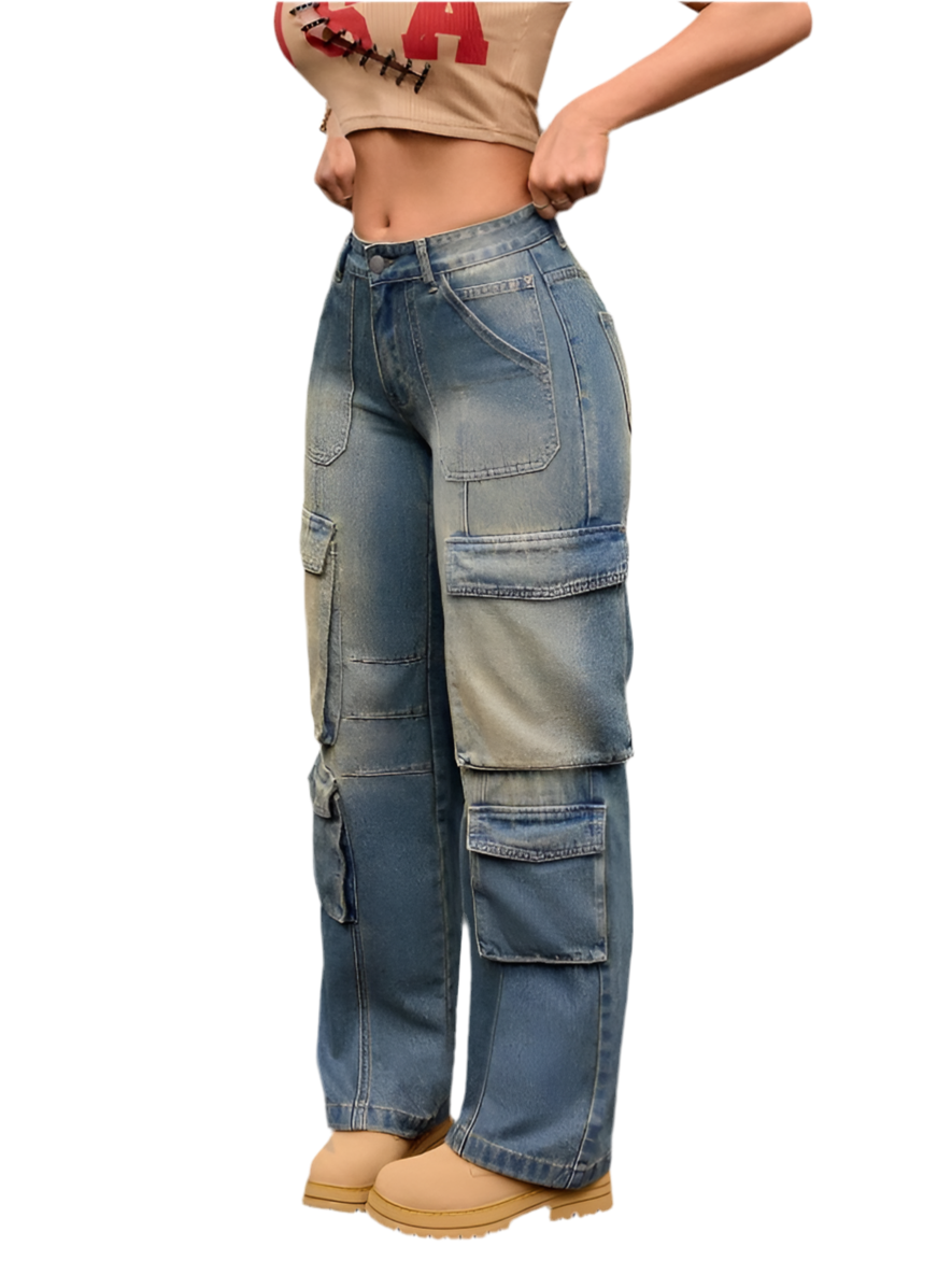 Retro Cargo Jeans