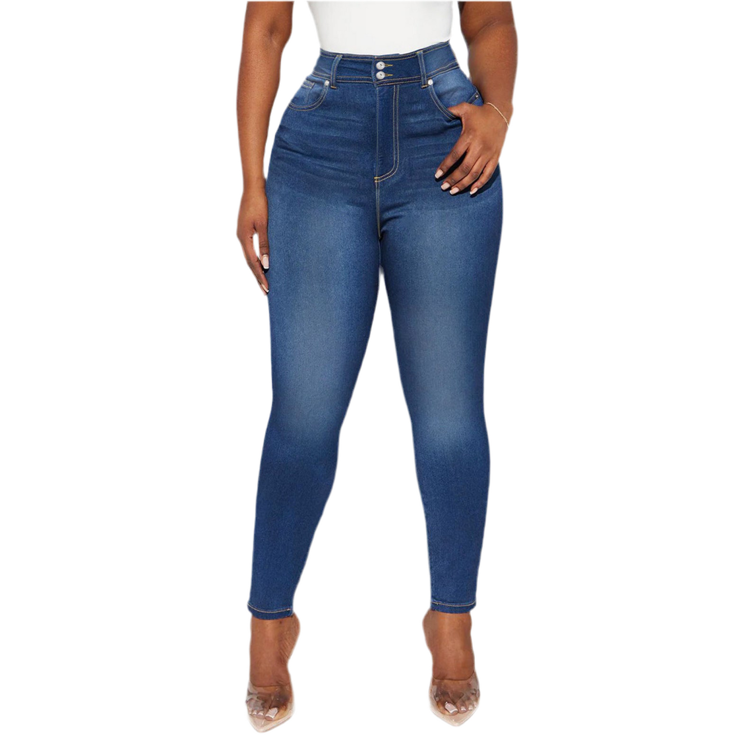 Blue Pencil Pants