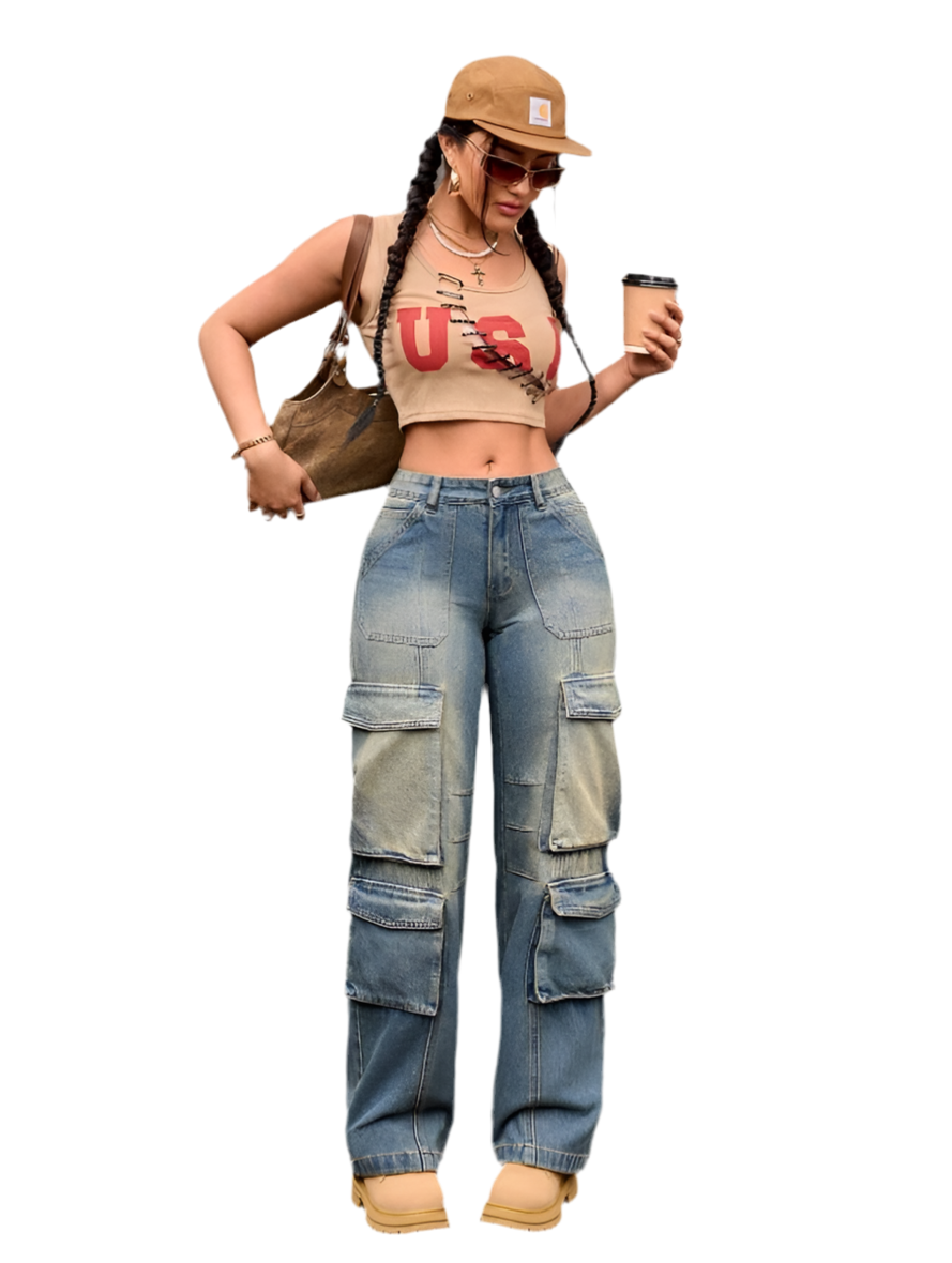 Retro Cargo Jeans