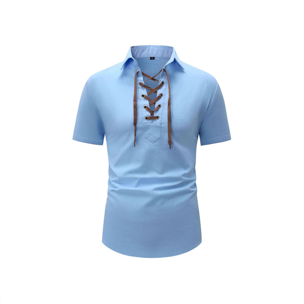 Lace V-Neck Shirt