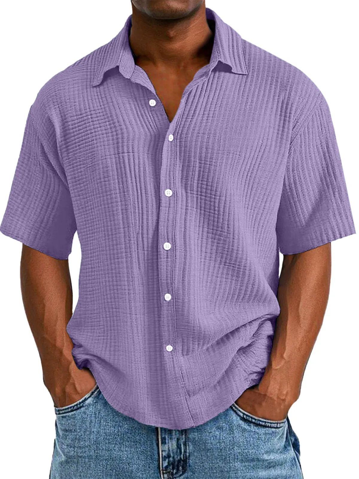 Chambray Lapel Shirt