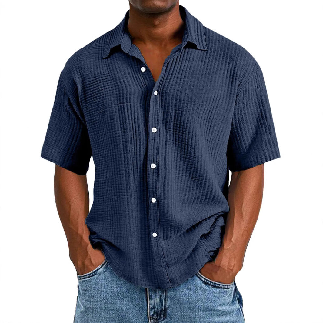 Chambray Lapel Shirt