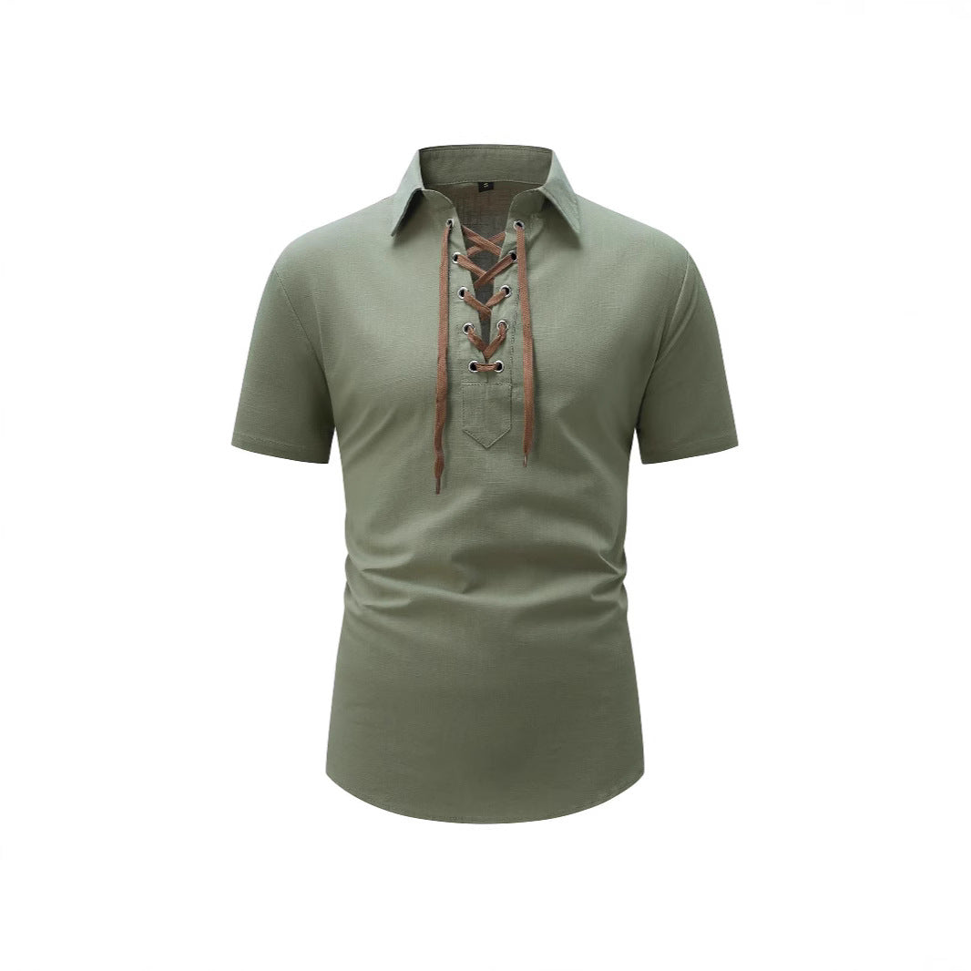 Lace V-Neck Shirt