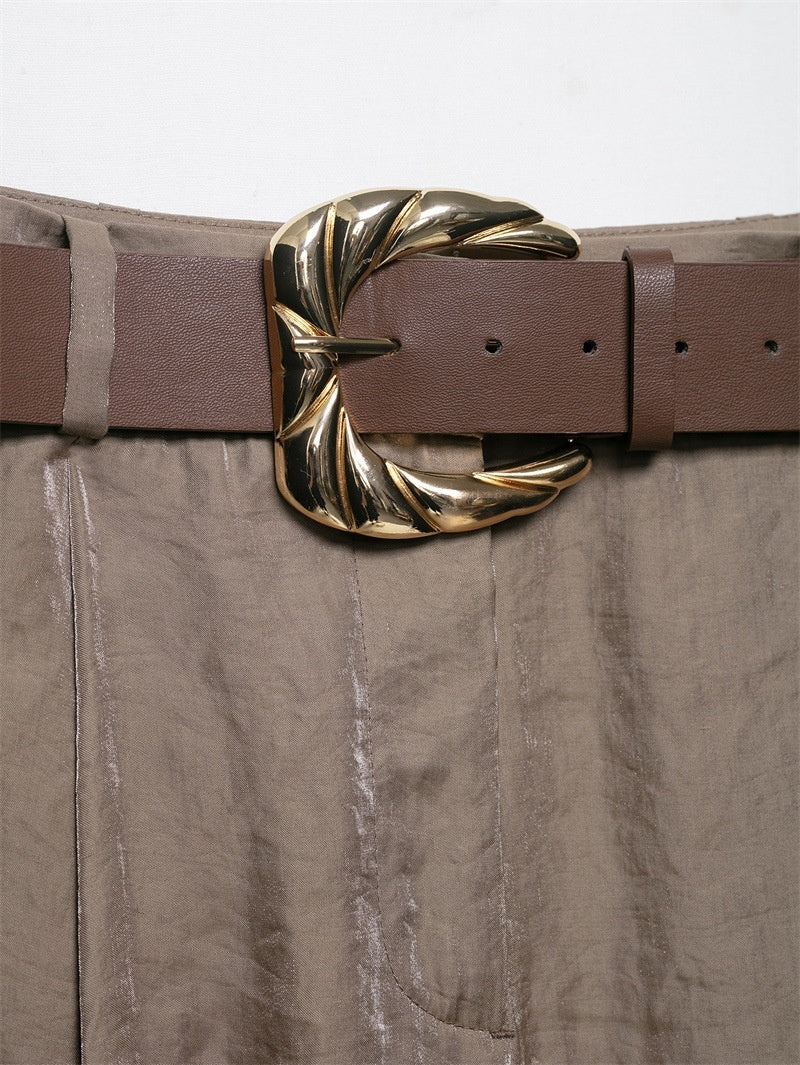 Satin Wide Pants