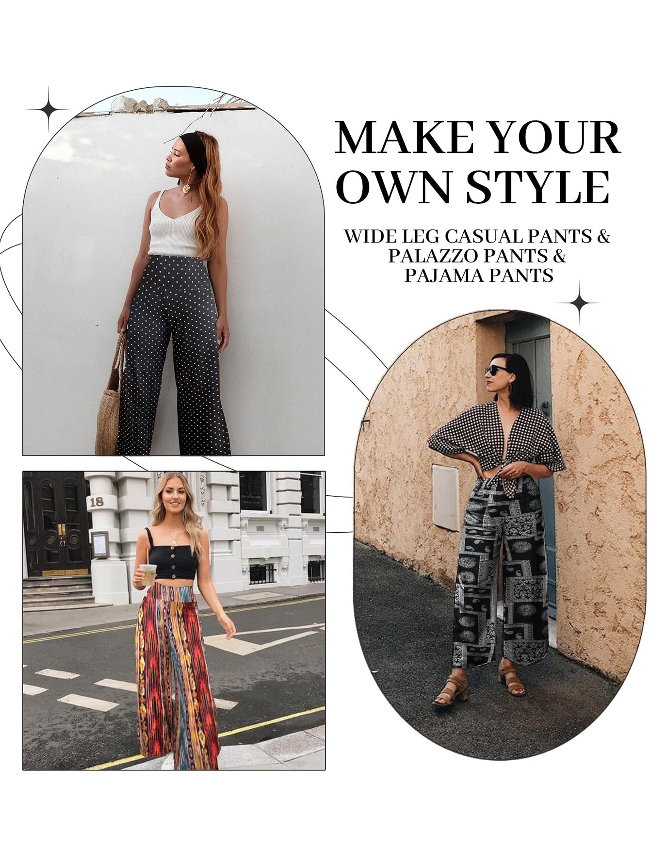 Skirt Print Pants