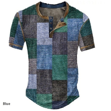 Plaid Henley
