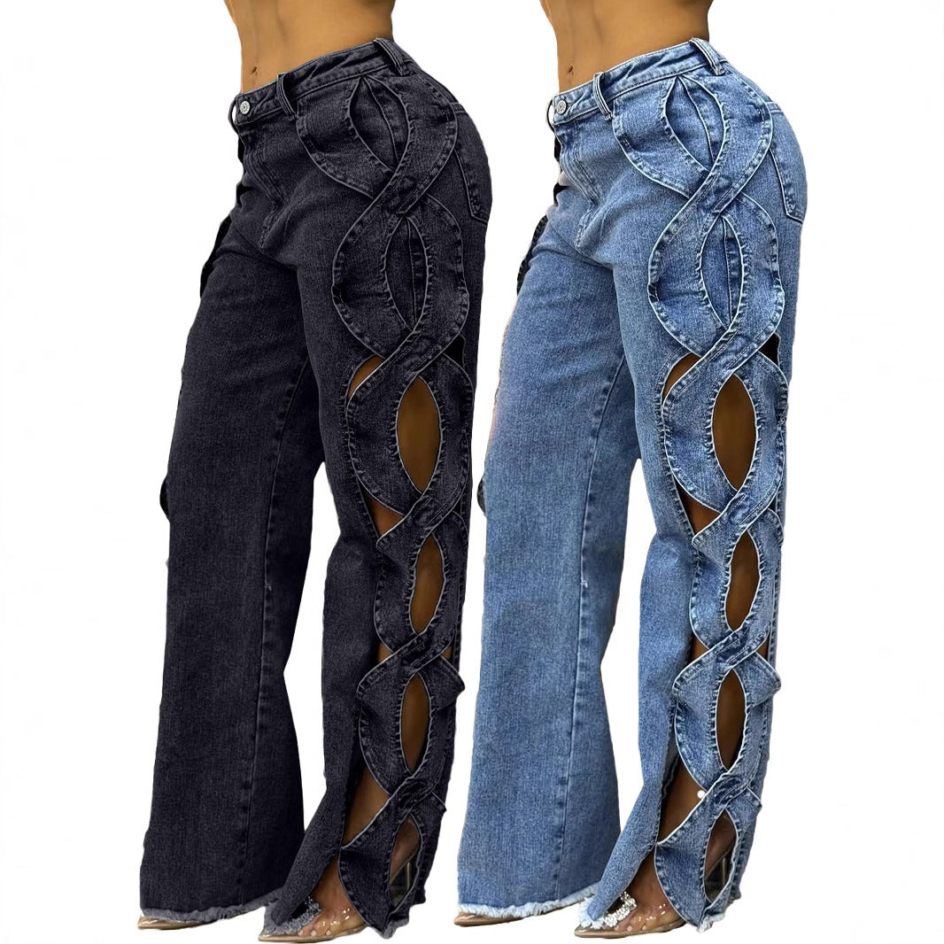 Cutout Jeans
