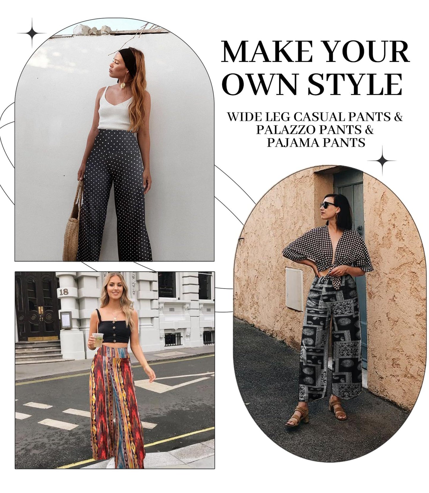 Skirt Print Pants