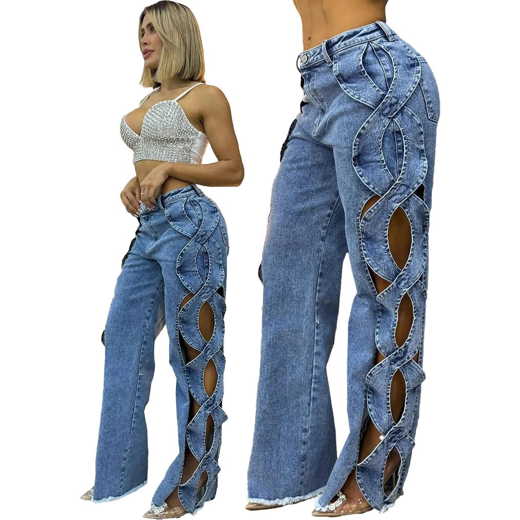 Cutout Jeans