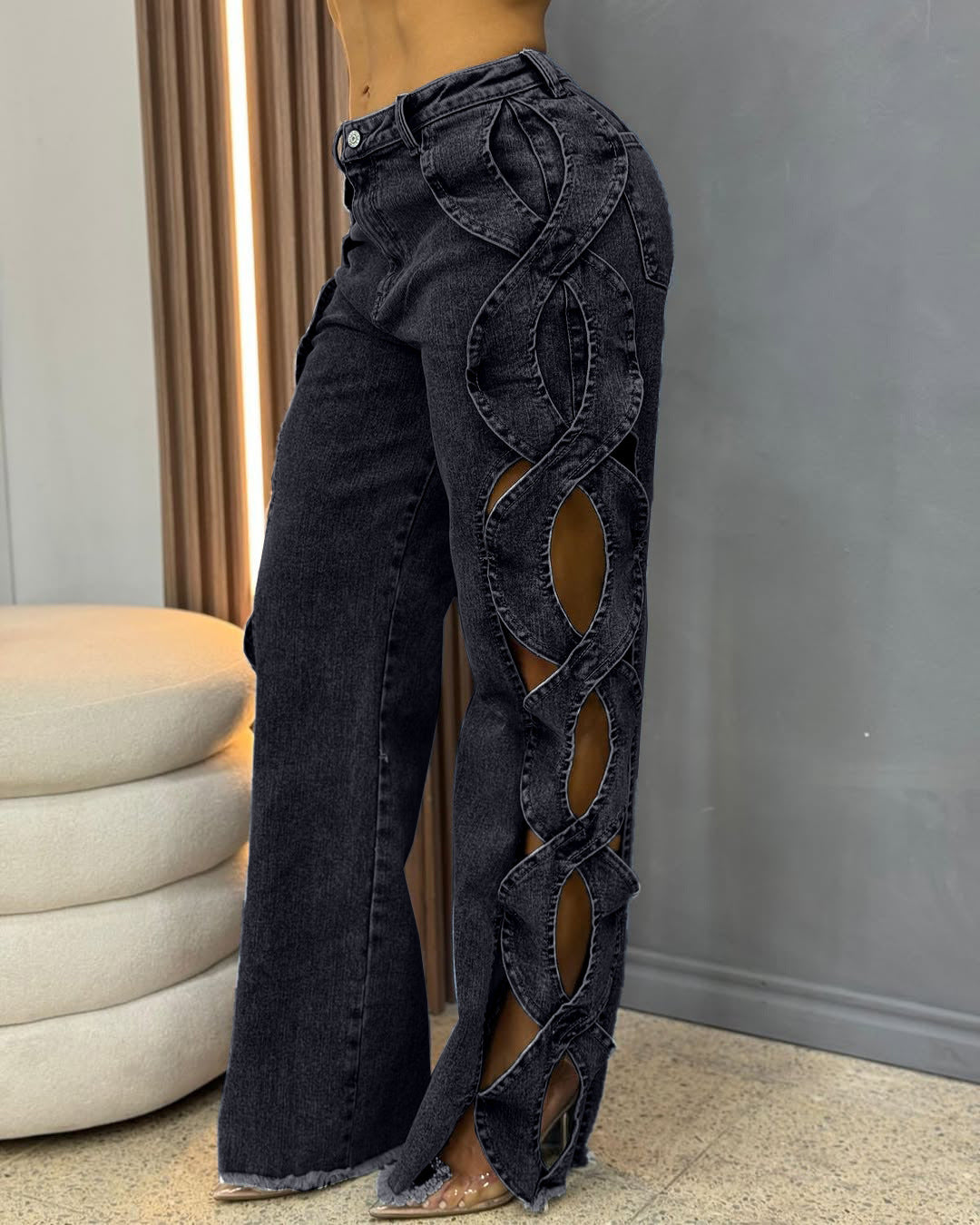 Cutout Jeans