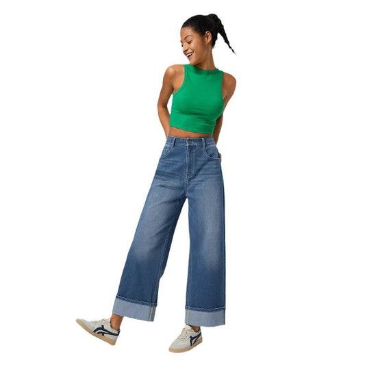 High-Waist Jeans
