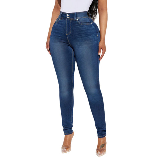 Blue Pencil Pants