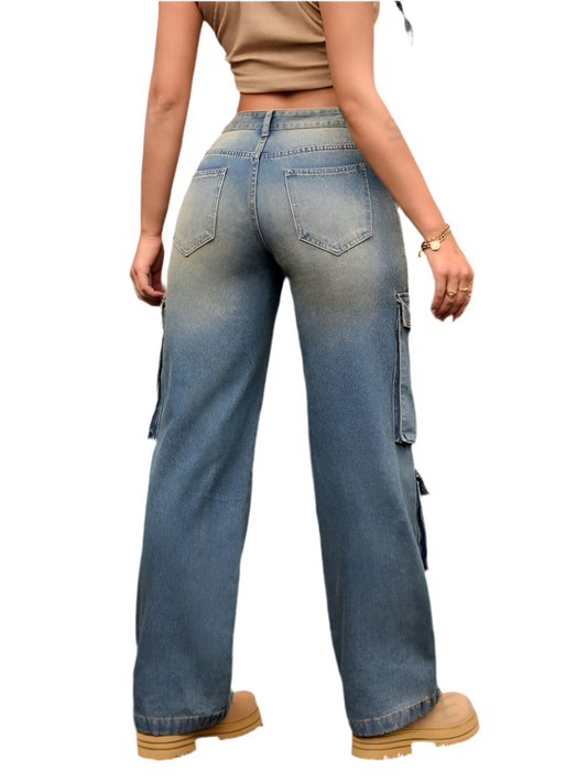 Retro Cargo Jeans