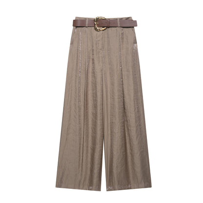 Satin Wide Pants