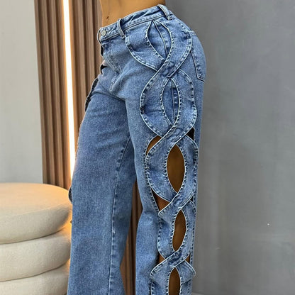 Cutout Jeans
