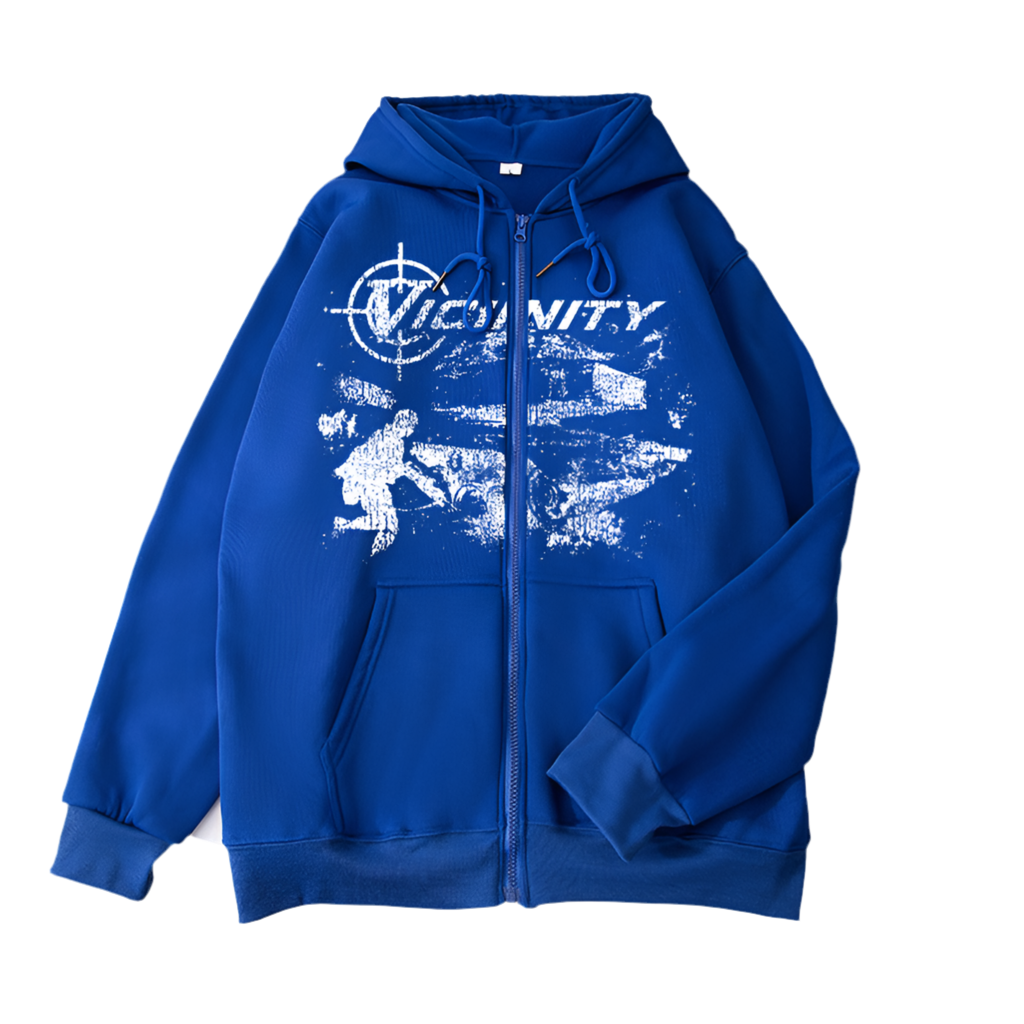 Geo Zipper Sweater