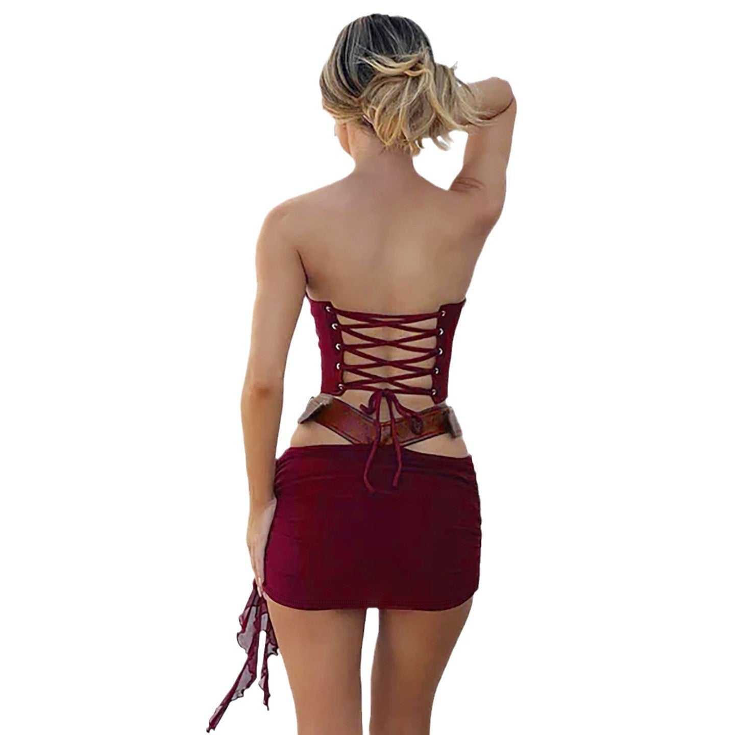 Leather Tube Set