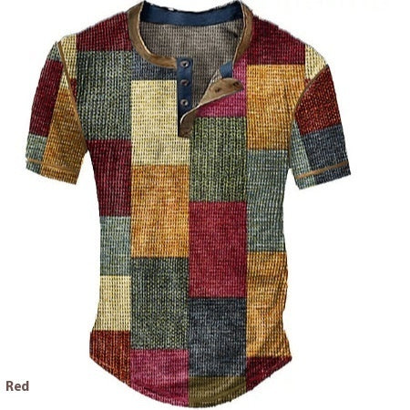 Plaid Henley