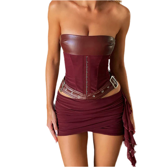 Leather Tube Set