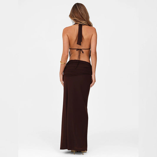Halter Skirt Set