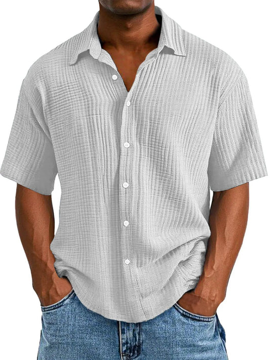 Chambray Lapel Shirt