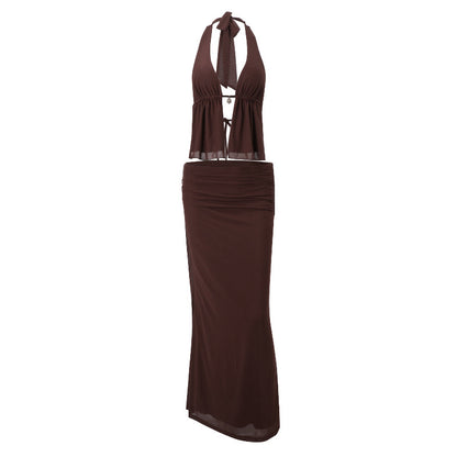 Halter Skirt Set