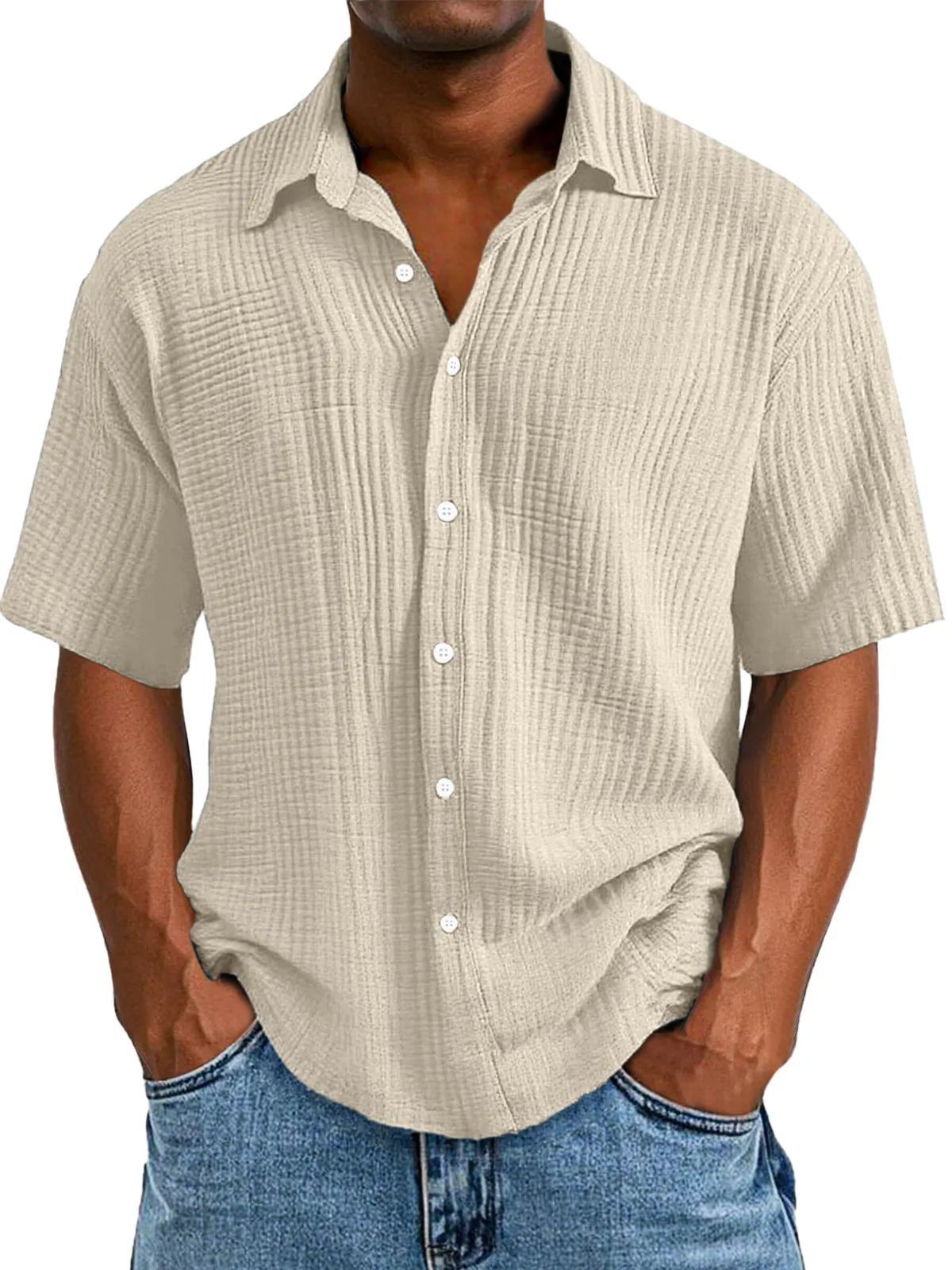 Chambray Lapel Shirt