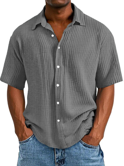 Chambray Lapel Shirt
