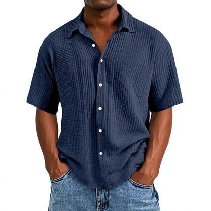 Chambray Lapel Shirt