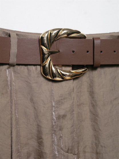 Satin Wide Pants