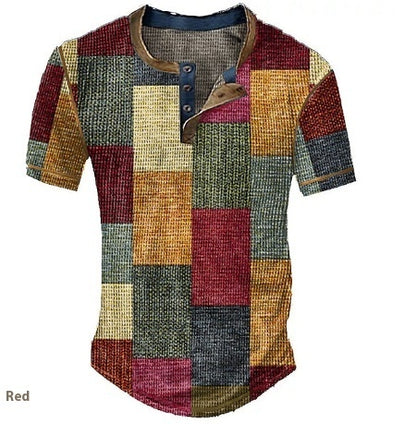 Plaid Henley