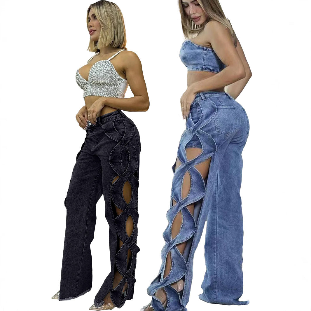 Cutout Jeans