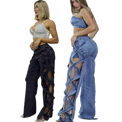 Cutout Jeans