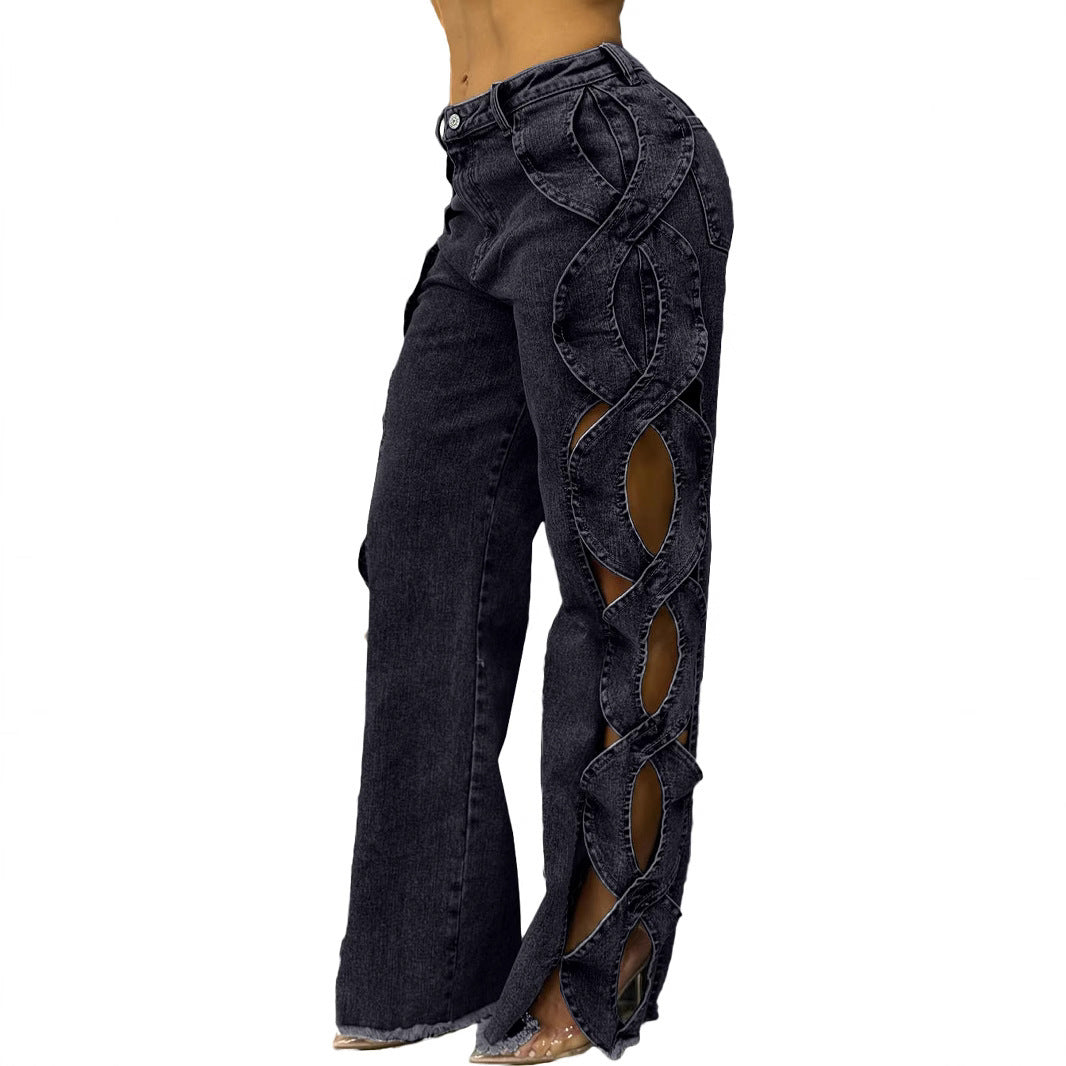 Cutout Jeans