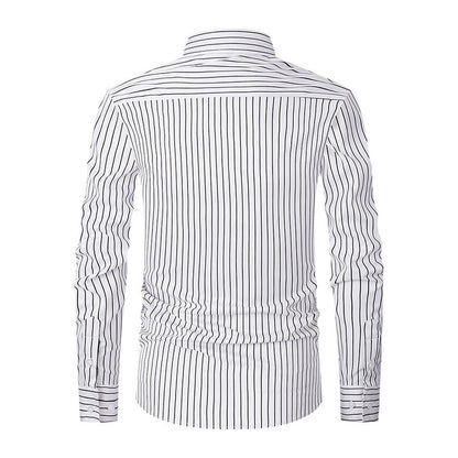 Striped Silk Shirt