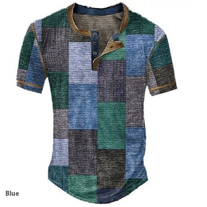 Plaid Henley