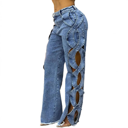 Cutout Jeans