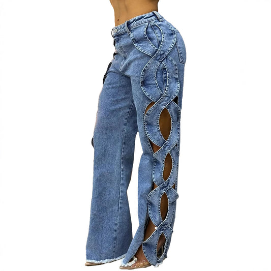 Cutout Jeans