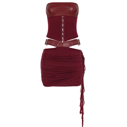 Leather Tube Set
